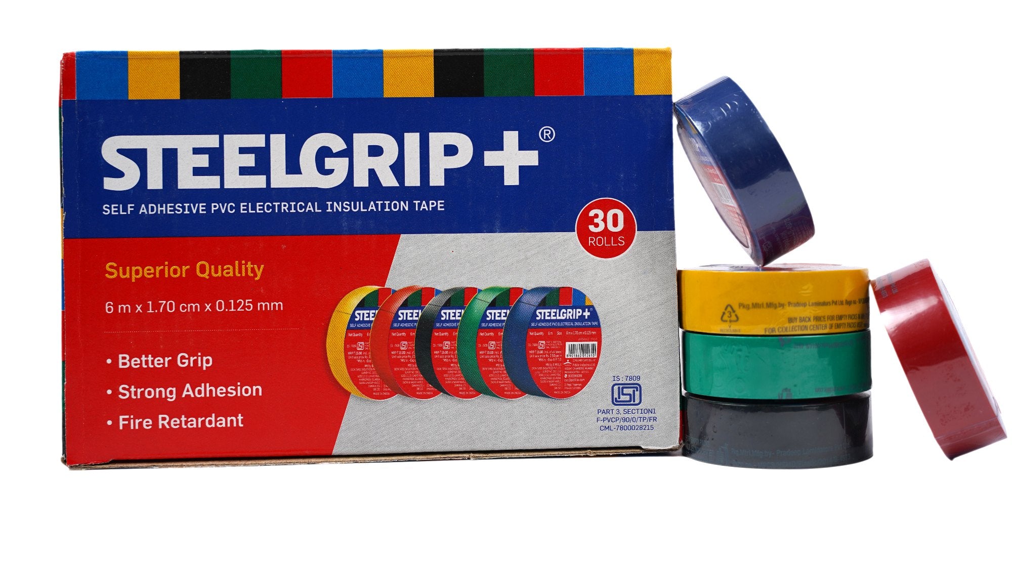INSULATION TAPE 6MTR :STEELGRIP